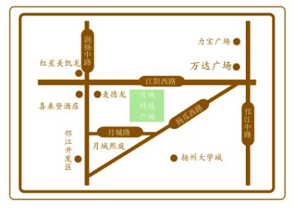 项目概况：   　　月城科技广场项目是由扬州市高新区与扬州市邗江城市建设发展有限公司共同组建的扬州市邗江图腾置业发展有限公司开发建设的，占地面积22684平方米，总建筑面积94903平方米，总投资额超过10亿元。本项目位于扬州市西区板块核心位置，北邻扬州万达广场和扬州城市南部快速通道，南邻扬州市经济开发区、扬州高新区，东邻扬州市最繁华的南北向主干道邗江路，西邻绿地新都会，地理位置优越，周边商业发达，人流密集，交通极为便利。   　　月城科技广场由1幢办公楼、1幢SOHO办公楼、1幢LOFT商务楼以及裙楼商业街区组成。其中C栋为24层挑高4米的办公楼，分割面积为83-157平方米； B栋为12层挑高5.4米的LOFT商务楼，分割面积为60-100平方米；A栋为16层挑高3.3米的SOHO办公楼，分割面积为32-55平方米。裙楼商业部分共2层总建筑面积11995平方米，一层有20-100㎡商铺26间，100-150㎡商铺14间，150-220㎡商铺2间，二层有20-100㎡商铺39间，100-150㎡商铺7间，150-220㎡商铺3间。地下2层，机动车总停车数613个。     区域位置：          物业管理： 　　扬州市富嘉物业服务有限公司于2013年5月成立，注册资本100万元，公司注册地址为扬州市邗江区江阳西路78-1号，是由“扬州市邗江城市建设发展有限公司（邗江区国有企业）”组建的全资子公司，并于2013年8月8日取得三级资质（暂）。   在线咨询（QQ，电话）   　　销售服务热线：0514-87657888